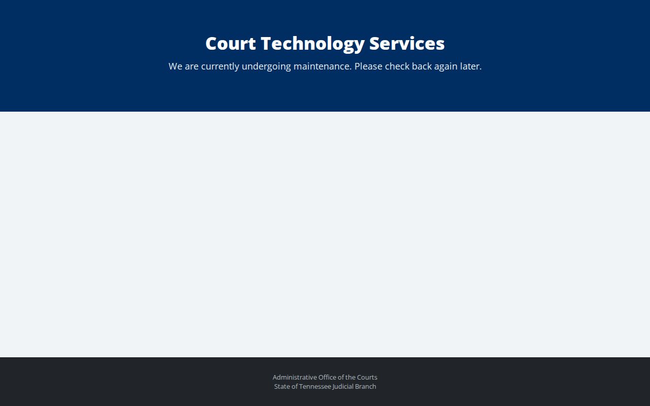 Washington County warrant record access under Tennessee Supreme Court Rule 34